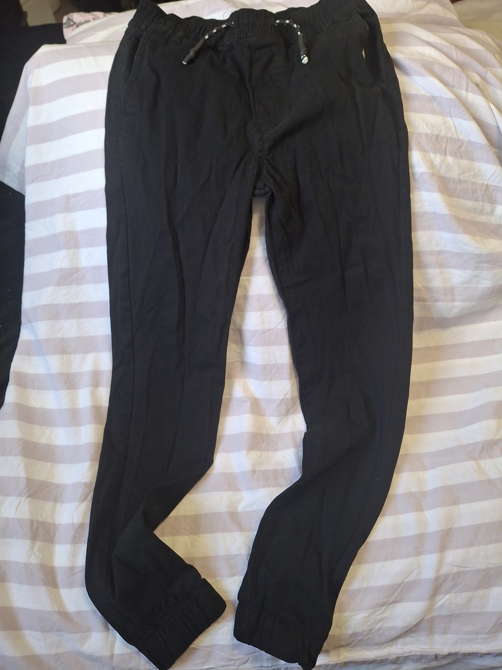 Kids Black Formal Jogger Pants